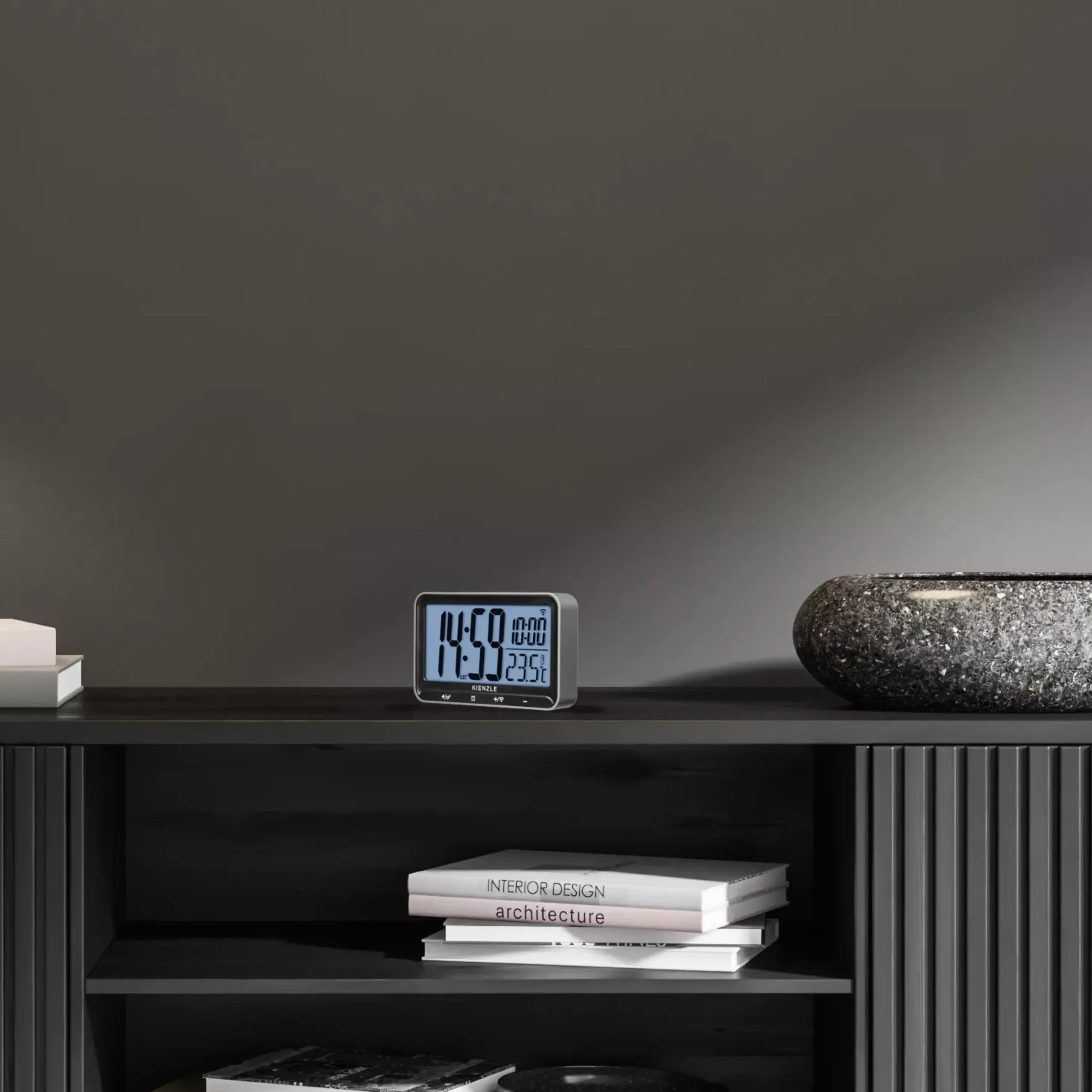 Bresser Wecker>KIENZLE Digitaler Funkwecker Horizontal