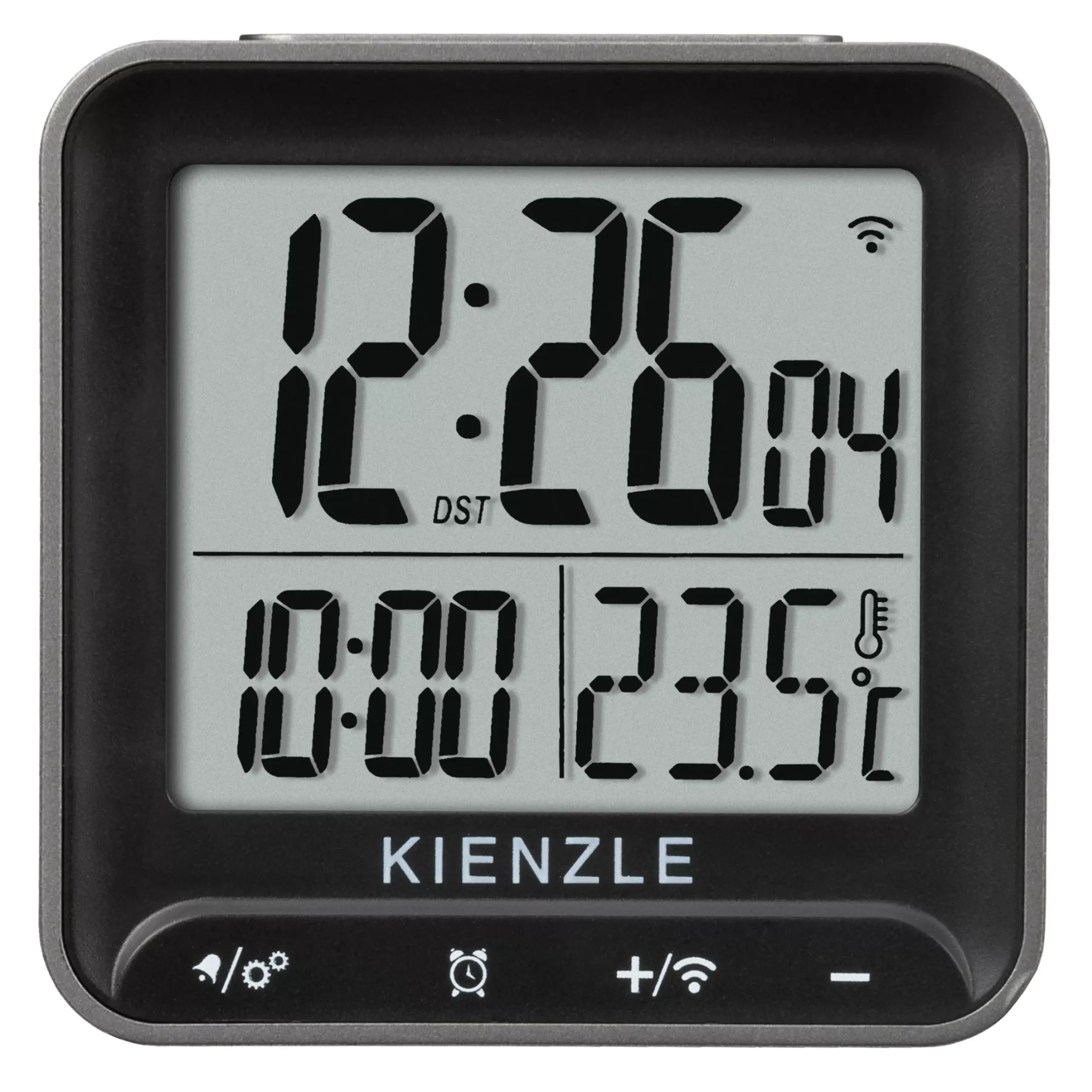 Bresser Wecker>KIENZLE Digitaler Funkwecker Quadratisch