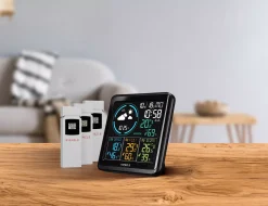 Bresser Wetterstationen Mit Thermo-/Hygro-Außensensor|Innen-Thermometer>KIENZLE Funk-Wetterstation mit 3 Außensensoren