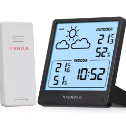 Bresser Wetterstationen Mit Thermo-/Hygro-Außensensor|Innen-Thermometer>KIENZLE Funkwetterstation Slim