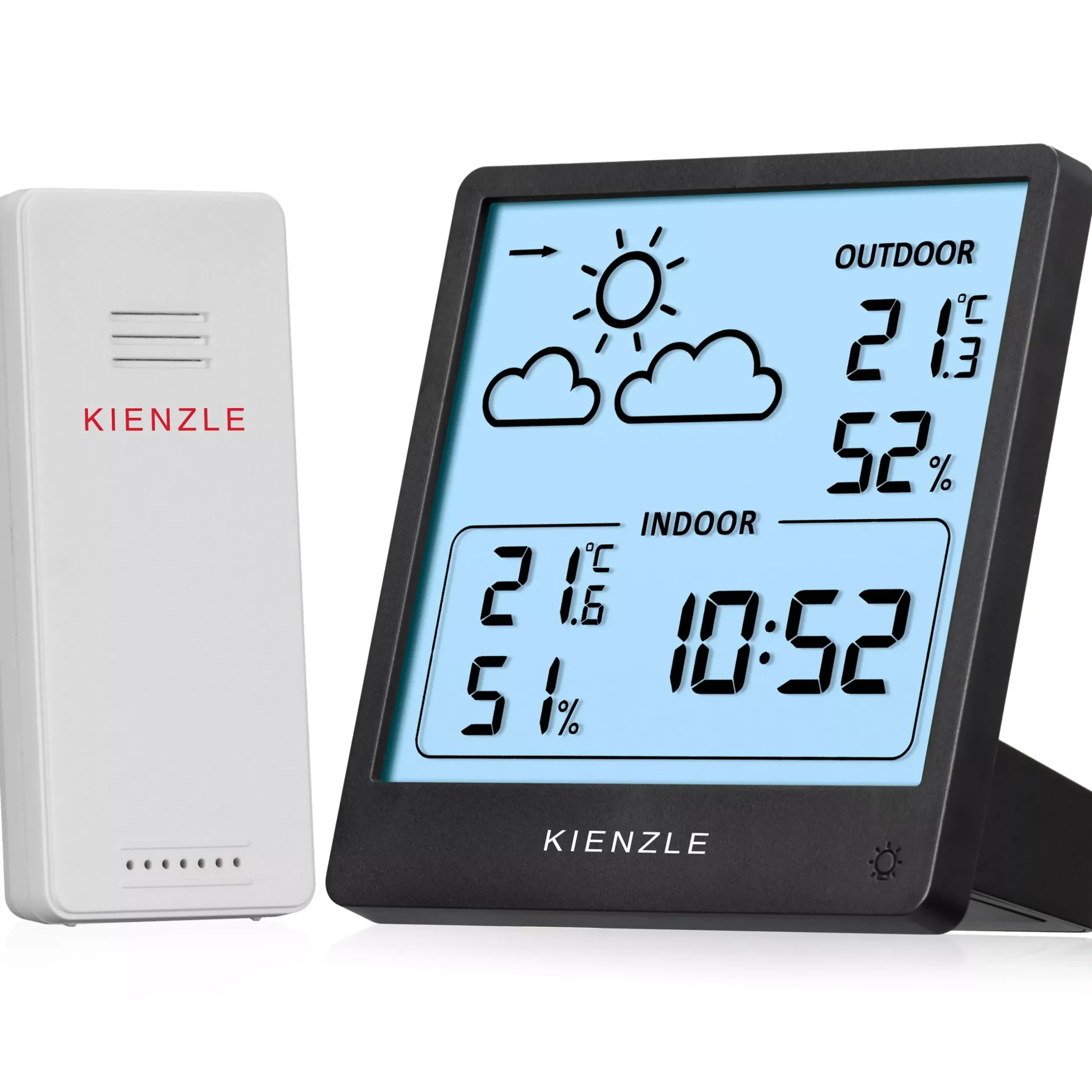 Bresser Wetterstationen Mit Thermo-/Hygro-Außensensor|Innen-Thermometer>KIENZLE Funkwetterstation Slim