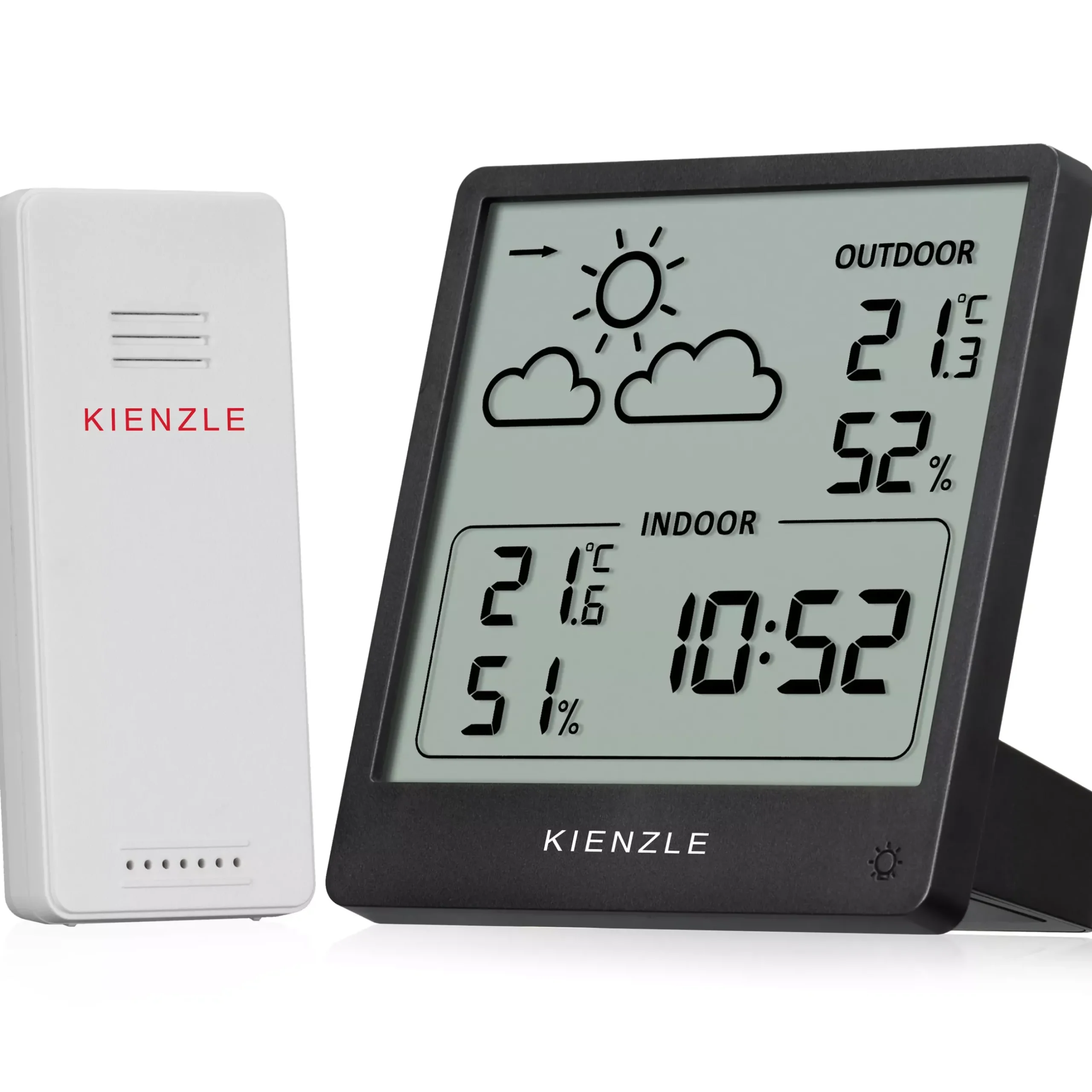 Bresser Wetterstationen Mit Thermo-/Hygro-Außensensor|Innen-Thermometer>KIENZLE Funkwetterstation Slim