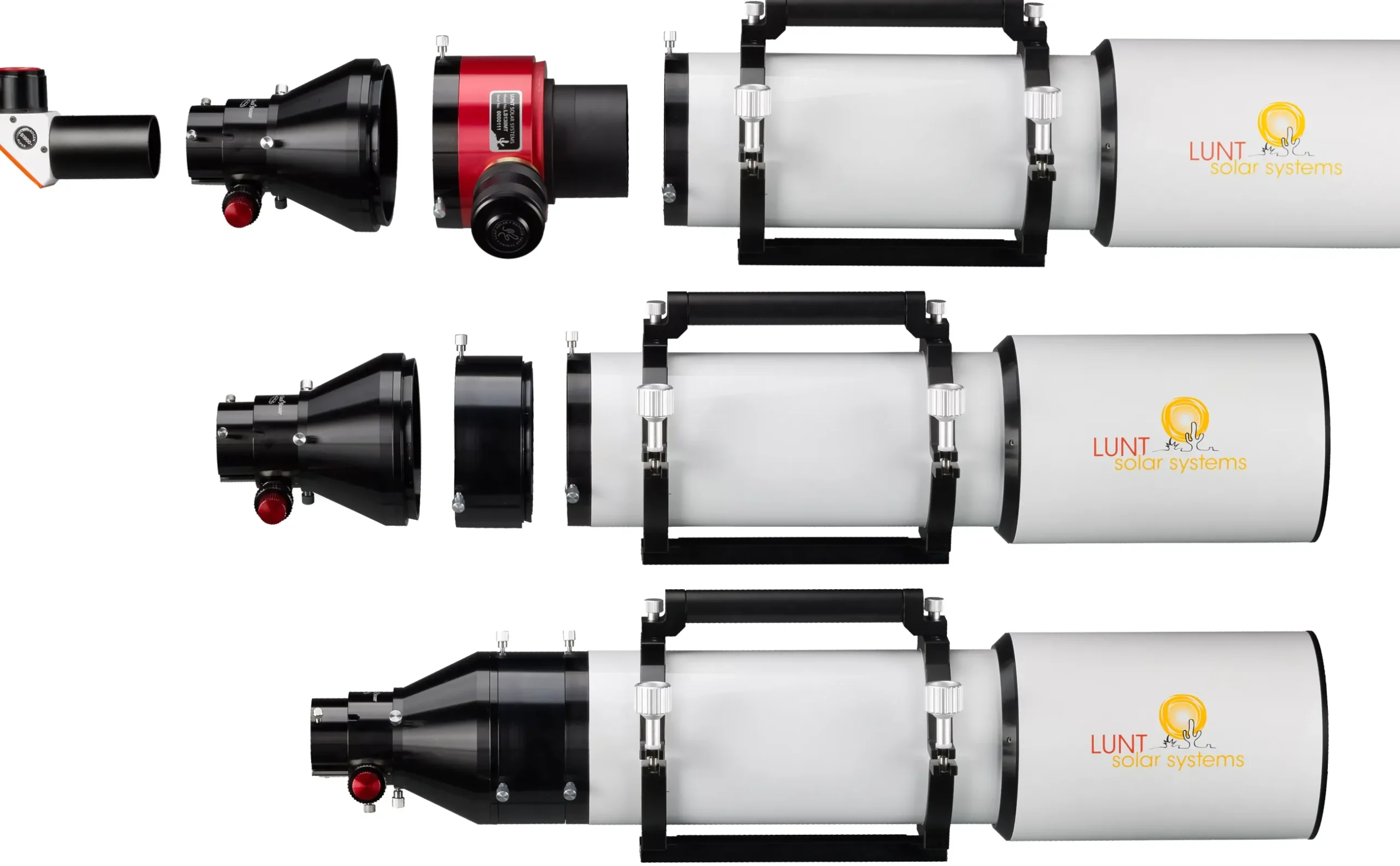 Bresser H-Alpha-Teleskope|Teleskope Für Astrofotografie>LUNT LS130MT/B1800R&P Allround APO Teleskop für Sonne + Sternenhimmel