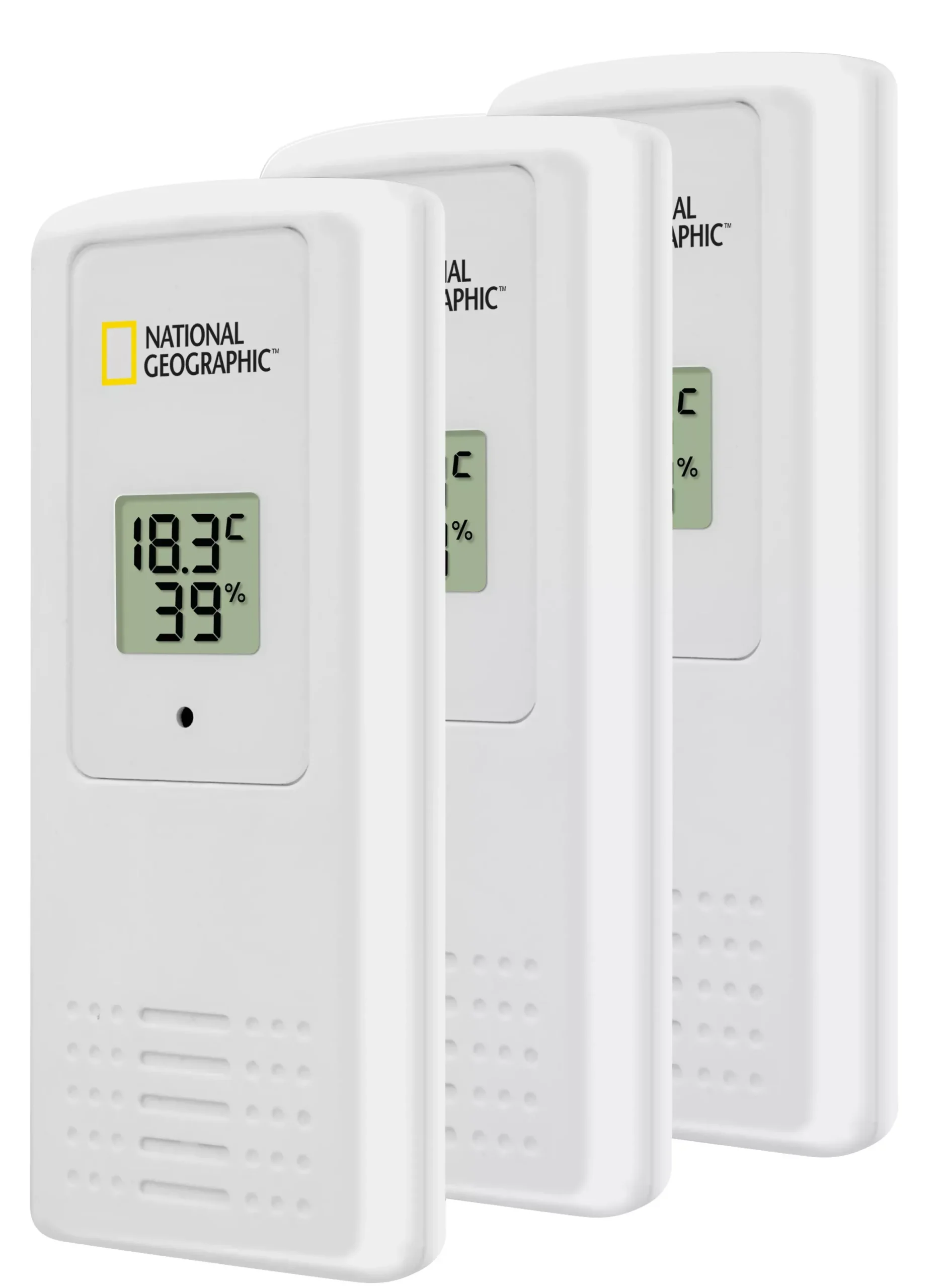 Bresser Raumklimamessgeräte|Wetterstationen Mit Thermo-/Hygro-Außensensor>NATIONAL GEOGRAPHIC Digitales Thermo-Hygrometer für 4 Messbereiche - schwarz