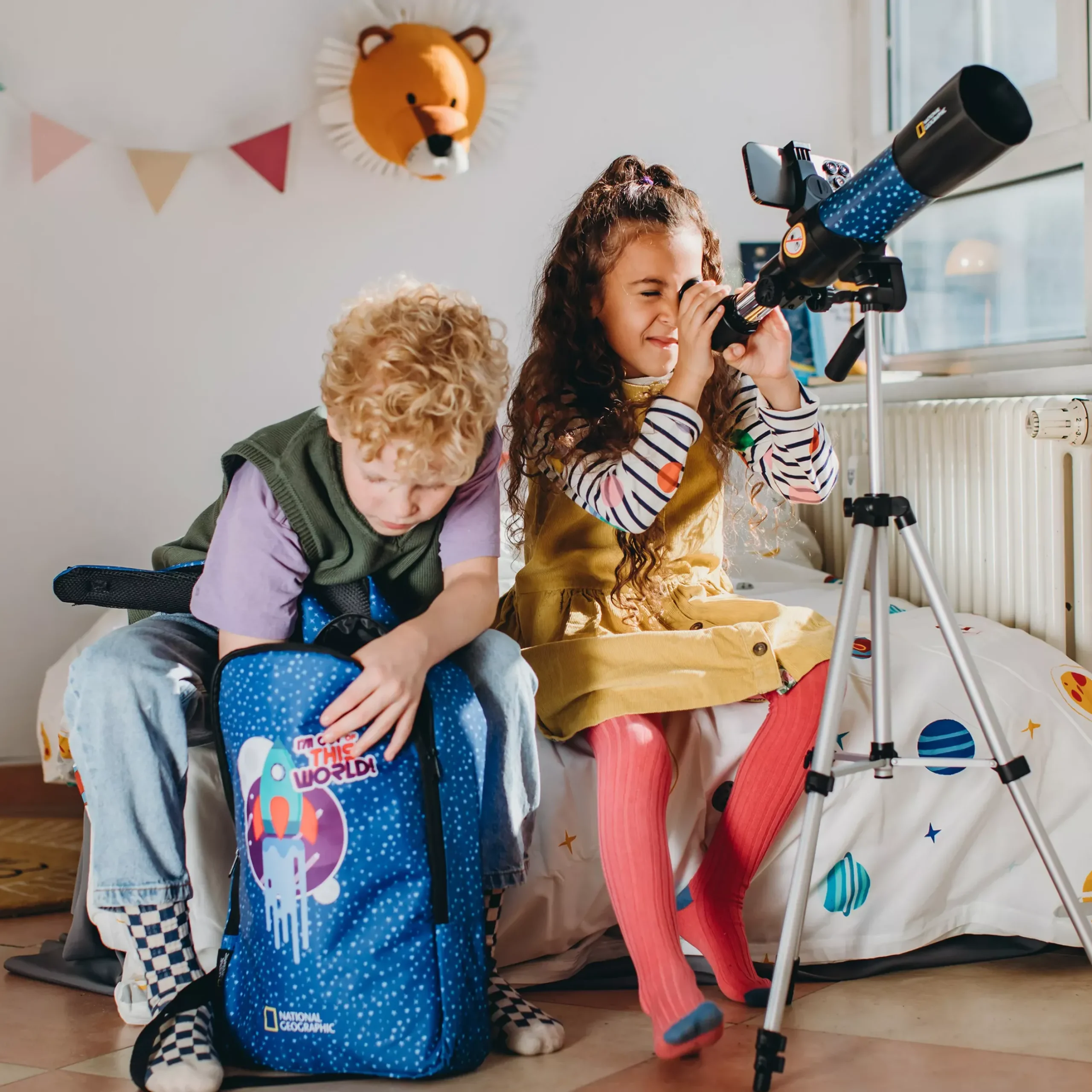 Kinder Bresser Kinderteleskop>NATIONAL GEOGRAPHIC Kinderteleskop mit Augmented-Reality-App