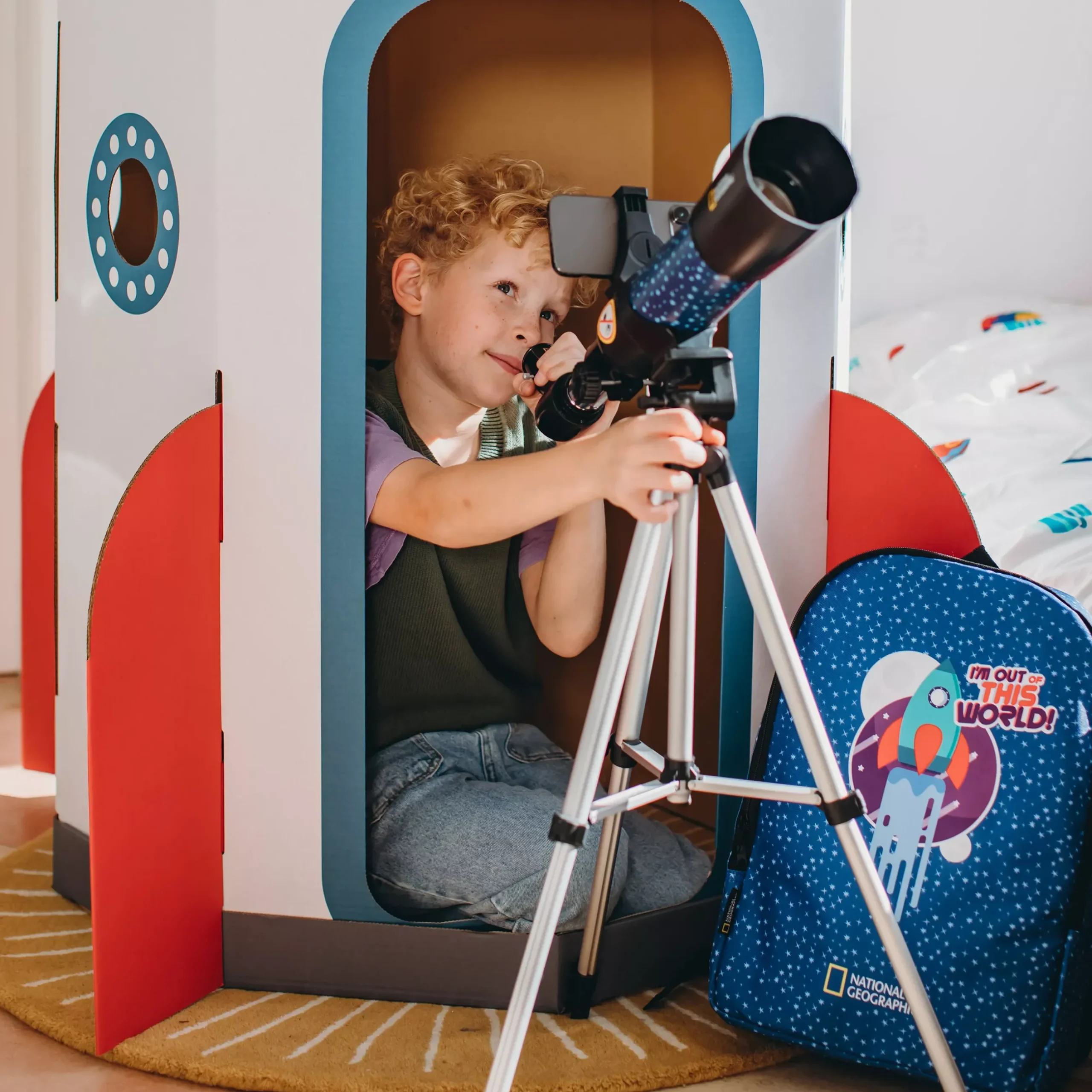 Kinder Bresser Kinderteleskop>NATIONAL GEOGRAPHIC Kinderteleskop mit Augmented-Reality-App