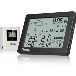 Bresser Wetterstationen Mit Thermo-/Hygro-Außensensor|Raumklimamessgeräte>NATIONAL GEOGRAPHIC Wetterstation BaroTemp HZ