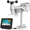 Bresser Wetterstationen Mit 7-In-1-Außensensor>NATIONAL GEOGRAPHIC WLAN-Farbwetterstation mit 7-in-1-Profi-Sensor