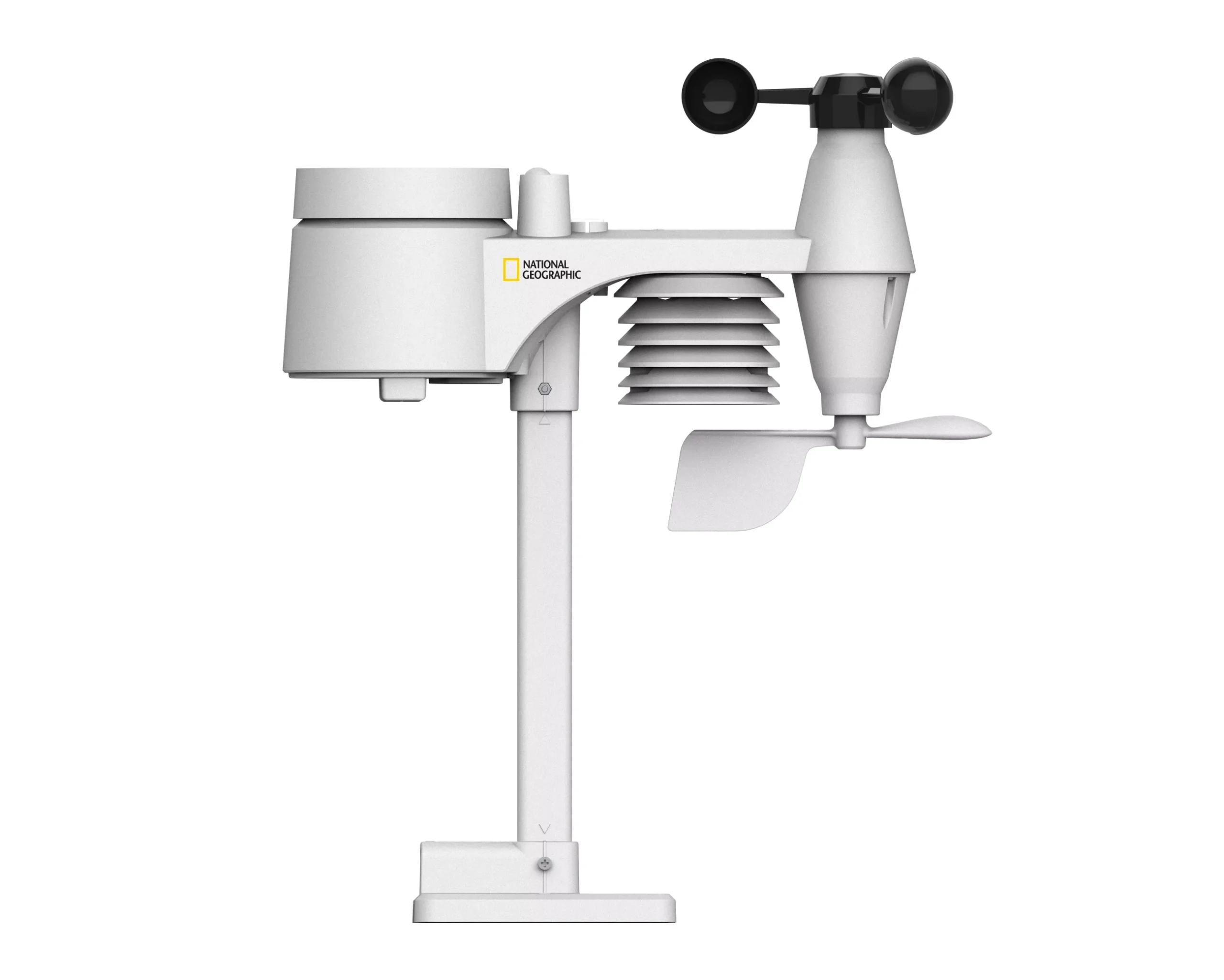 Bresser Wetterstationen Mit 7-In-1-Außensensor>NATIONAL GEOGRAPHIC WLAN-Farbwetterstation mit 7-in-1-Profi-Sensor