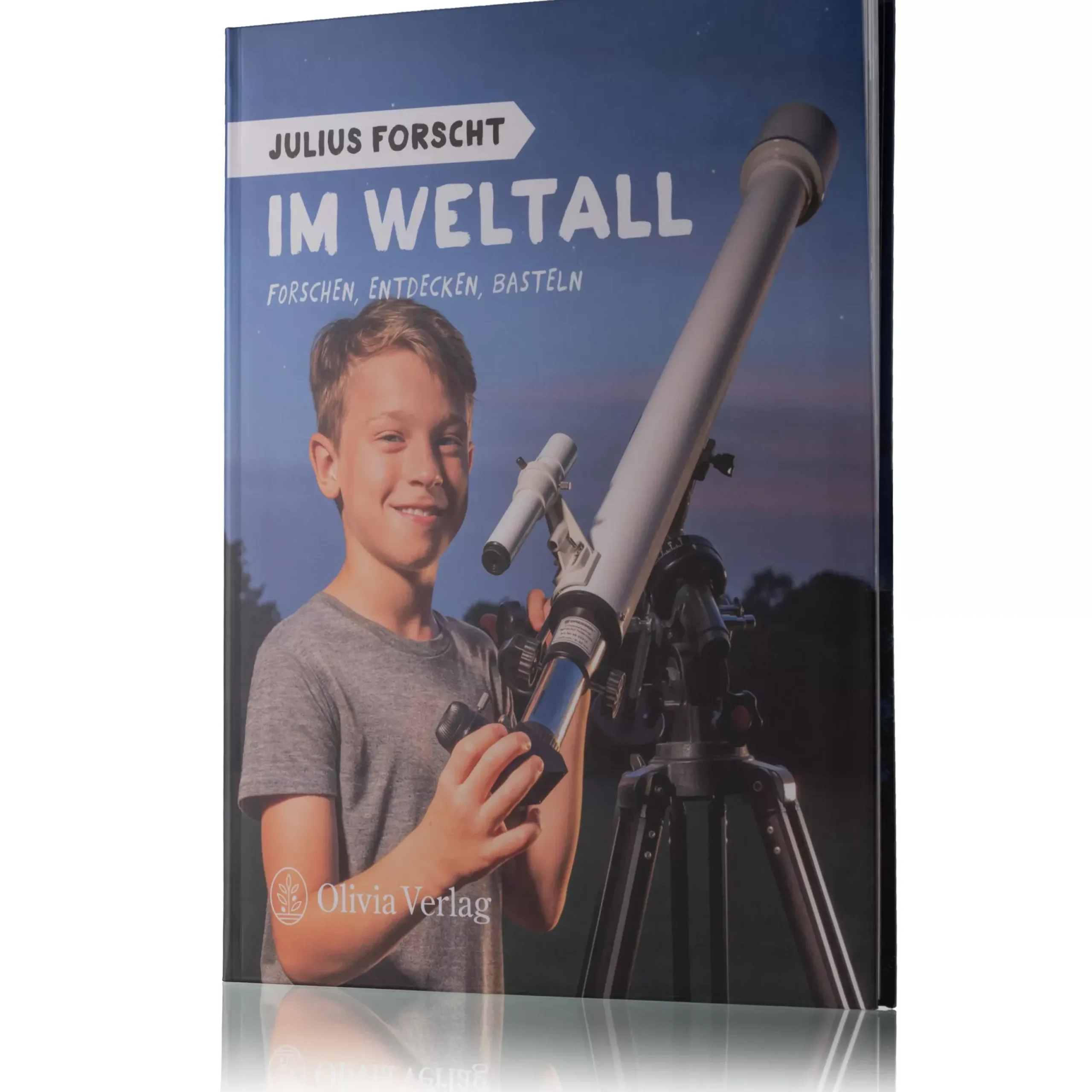 Bresser Bücher>OLIVIA VERLAG Julius forscht im Weltall (DEUTSCH)